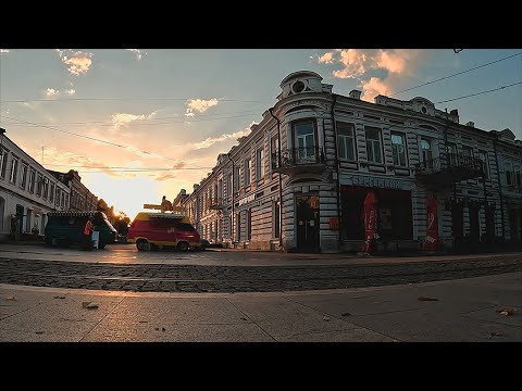 Видео: 【4K HDR】5 УТРА на проспекте мира ВЛАДИКАВКАЗ звуки города ambience