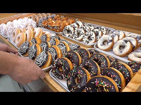 Видео: пончики распроданный каждый день! мастер пончиков в американском стиле - корейская уличная еда