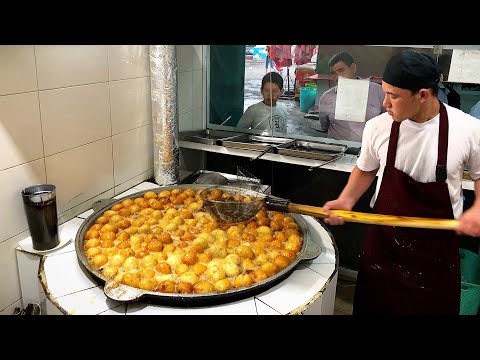 Видео: Популярная уличная еда Узбекистана. ГУММА. 1200 штук в день