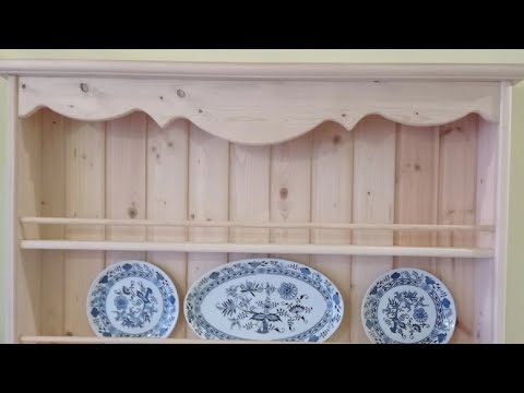 Видео: полка для посуды в стиле прованс