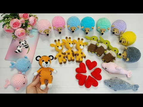 Видео: Вязаные игрушки //Итоги марафона #101амигуруми