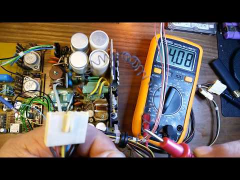 Видео: Компьютерный блок питания сделанный в СССР   замеры , небольшая переделка