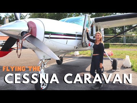 Видео: Перегоночный полет и прыжки с парашютом на самолете Cessna 208.