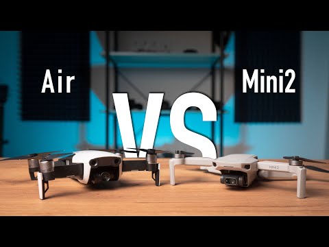 Видео: DJI Mavic Mini 2 ПРОТИВ Mavic Air. Обзор и сравнение! Какой дрон лучше?