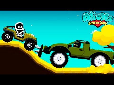 Видео: МАШИНКИ aliens drive me crazy #5 МОНСТР ТРАКИ диноробот Игра  тачки VIDEO cars games