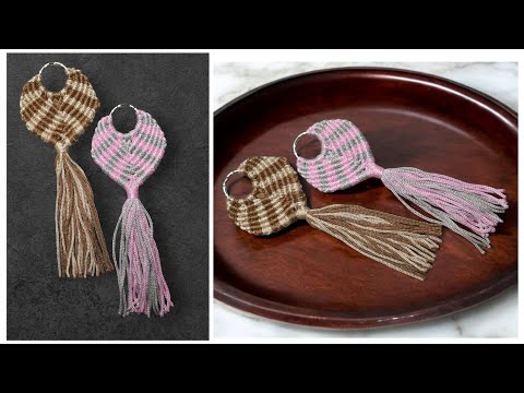 Видео: Брелок макраме  Быстро и легко! DIY handmade macrame keychain Macrame tutorial #macrame #keychain