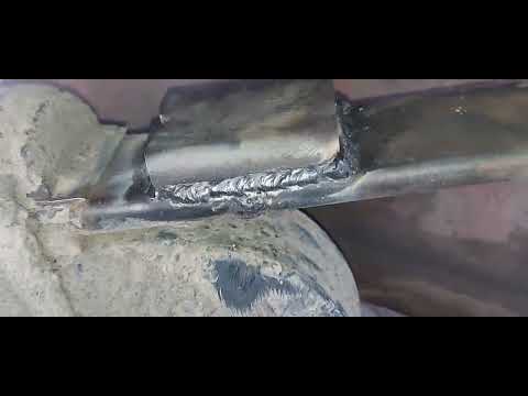 Видео: Заварил рессору подушечника, можно ли заварить рессору, как заварить рессору.  Мерседес 1320