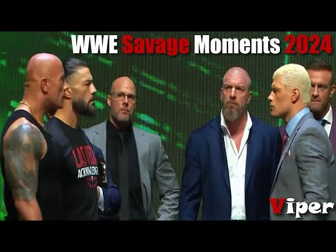 Видео: Самые жестокие моменты WWE 2024 года (на данный момент)