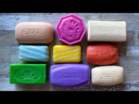 Видео: ASMR Soap cutting | Soap Carving|Резка мыла  | ASMR