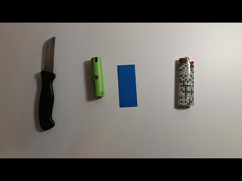 Видео: Как заменить термоусадку на акумуляторе 18650