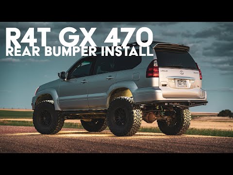 Видео: Установка заднего бампера с высоким клиренсом R4T GX 470