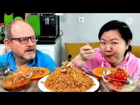 Видео: МУКБАНГ УЗБЕКСКИЙ ПЛОВ, Маринованные Помидоры, Генеральский Салат! РАКЫ за Здоровье ПОДПИСЧИКОВ!