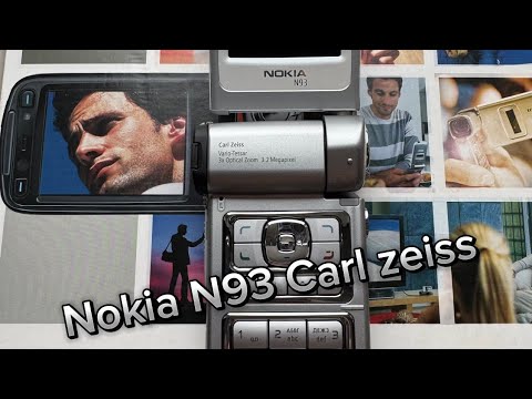 Видео: Nokia N93 распаковка  Carl Zeiss 3x optical zoom