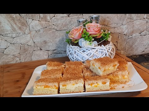 Видео: Творожно-мандариновый 🍊пирог с кокосовой стружкой.