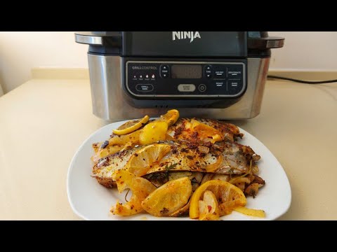 Видео: Grill Ninja!!!Скумбрия c лимонами в Гриле Нидзя!!!Mackerel with lemons in the Grill Ninja !!!