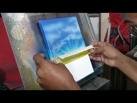 Видео: Аэрография пляжного пейзажа для начинающих 🏝