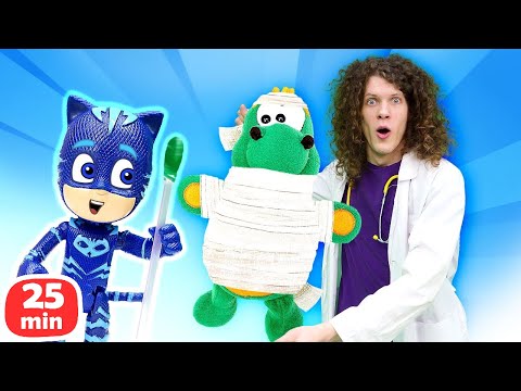 Видео: Николя сломал ногу, а Гекко едет на рентген! 🩼🤕 Мультики про игрушки