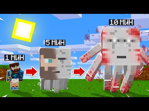 Видео: 😰Майнкрафт, но Я Становлюсь ГАСТОМ с Каждой Секундой!