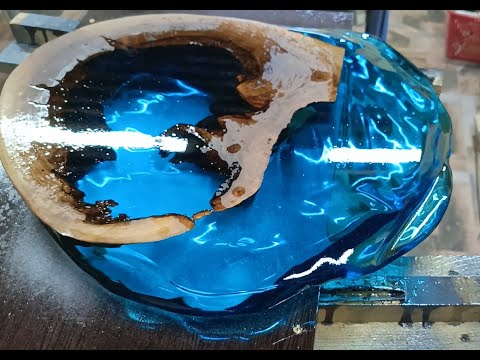Видео: Из мастерской. Косяк с волнами. Успешный эксперимент с пилением смолы