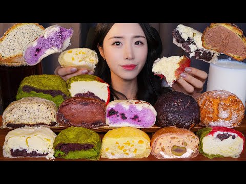Видео: СЛИВОЧНЫЙ ХЛЕБ АСМР ДЕСЕРТ🥐 ШОКОЛАДНЫЙ ЗАВАРНОЙ КРЕМ ХЛЕБ МУКБАНГㅣDESSERT BREAD MUKBANG