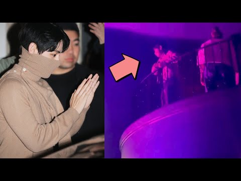 Видео: Ночь афтерпати Тэхёна в Париже | Неделя моды Celine 2025