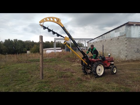 Видео: Ямобур тракторный SURI-CAT