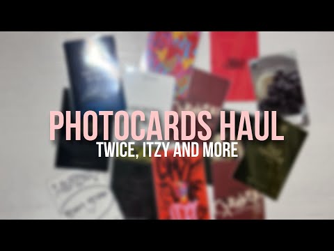 Видео: Распаковка карт итзи, твайс (и немного других групп)/ photocard haul twice&itzy/ много карт Черен😺
