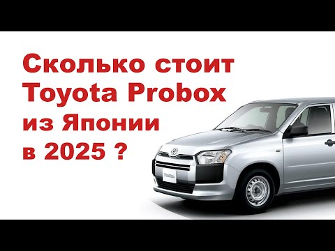 Видео: Цена на Toyota Probox из Японии. Расчет стоимости