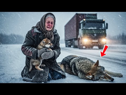 Видео: Маленький волчонок умолял старуху спасти мать — и она не смогла сдержать слёз