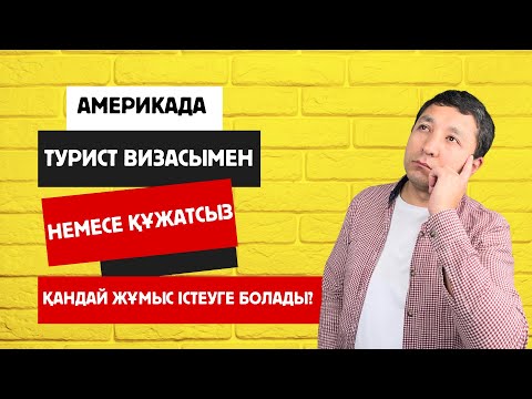 Видео: #америкада #турист #визасымен немесе құжатсыз қандай жұмыс істеуге болады?#ақш#сша#визасша#жұмыс
