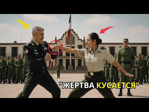 Видео: Полковник попытался напасть на неё — пока она не сломала ему руку перед 225 солдатами.