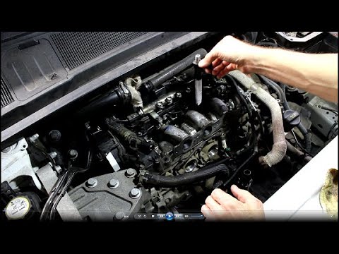 Видео: Замена свечей накала и профилактика форсунок на Range Rover Evoque 2,2 Ленд Ровер Эвок 2012  2часть