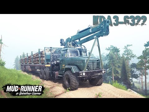 Видео: MudRunner - КрАЗ-6322