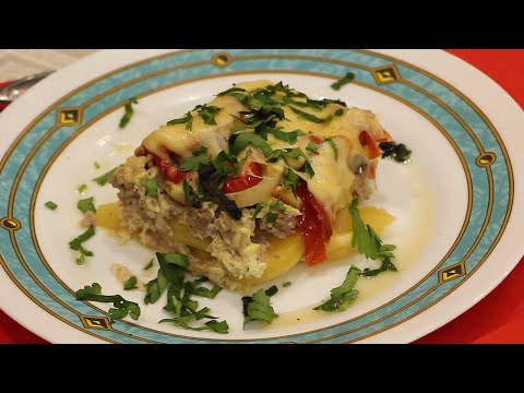 Видео: Овощная ЗАПЕКАНКА с мясом. Простое и вкусное блюдо!