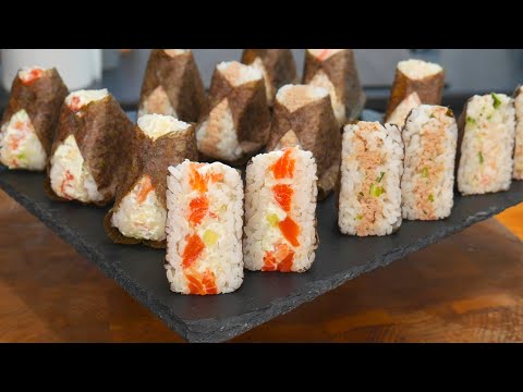 Видео: Онигири больше не покупаем! Готовим дома дешевле, больше, вкуснее. Пошаговый рецепт