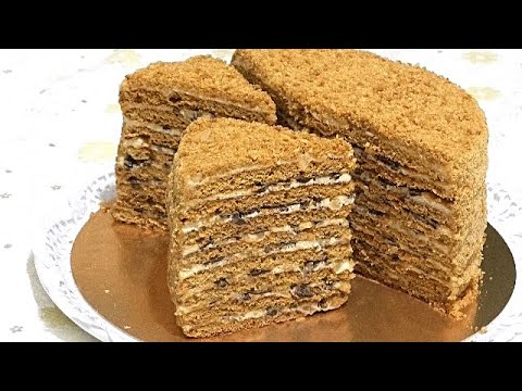 Видео: Рецепты из старых тетрадок, Медовик "ВИННИ-ПУХ"/Recipe from old notebooks, Winnie the Pooh cake