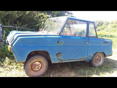 Видео: СМЗ С-3Д. Мотоколяска.#1