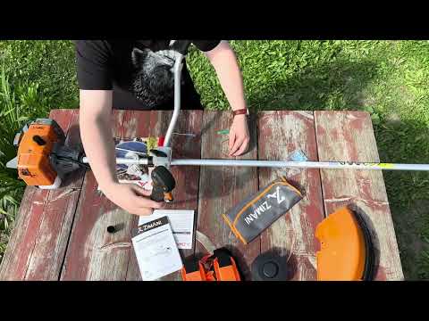 Видео: Zimani FS250 vs Stihl FS55: ТЕСТ на РАЗРЫВ! Распаковка, сборка, первый запуск + кто КРУЧЕ?
