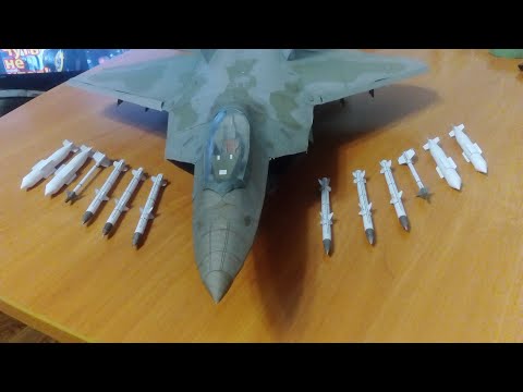 Видео: Сборка модели из бумаги F-22