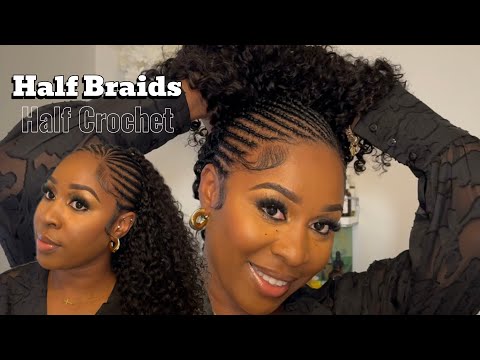 Видео: Урок по созданию полукосичек и полувязаных крючком волос | Текстура волос крючком 3A3B