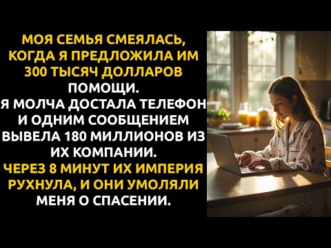 Видео: Я отправила ОДНО сообщение на ужине — и ОБАНКРОТИЛА компанию отца за 8 минут.