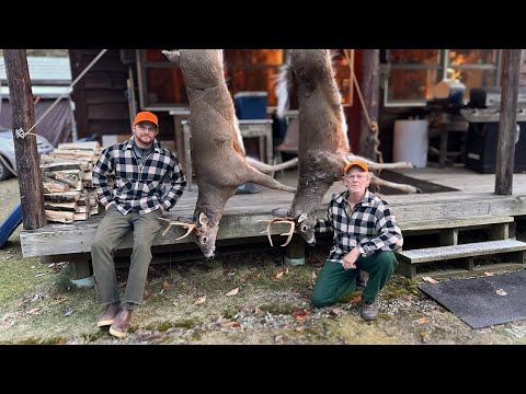 Видео: Мы подстрелили ДВУХ оленей в один день! | Общественные земли Адирондак | Отслеживание оленей