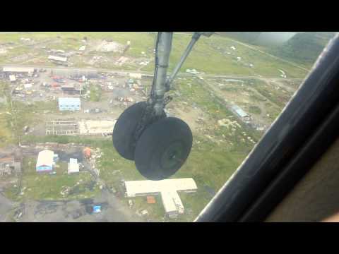 Видео: Якутия, посадка в Усть-Куйге, летим домой