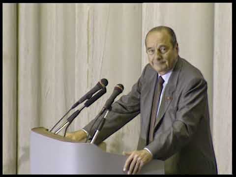 Видео: Жак Ширак в МГИМО 1997 (fr)