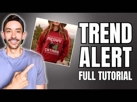 Видео: Этот вирусный тренд «принт по запросу» вот-вот станет хитом (урок по созданию уродливого рождеств...