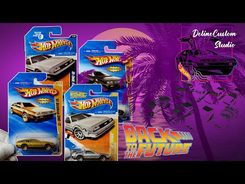 Видео: Розпаковка 17 HotWheels  UNPACKING DeLorean DMC BACK To the FUTURE