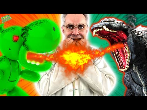 Видео: БОЛЬШОЙ ДИНОЗАВР И ГОДЗИЛЛА - РАСПАКОВКА И ОБЗОР! ДОКТОР ЗЛЮ И СВИНОТРОН - СБОРНИК ПРИКЛЮЧЕНИЙ!