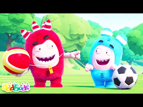 Видео: Просто так, для удара по мячу! | Чуддики | Смешные мультики для детей Oddbods
