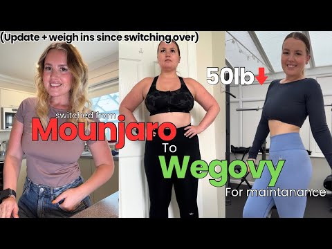 Видео: MOUNJARO TO WEGOVY: снижение веса на 50 фунтов и поддержание веса | взвешивание + побочные эффекты