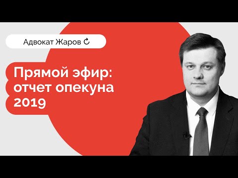 Видео: Адвокат Жаров об отчете опекуна (прямой эфир)
